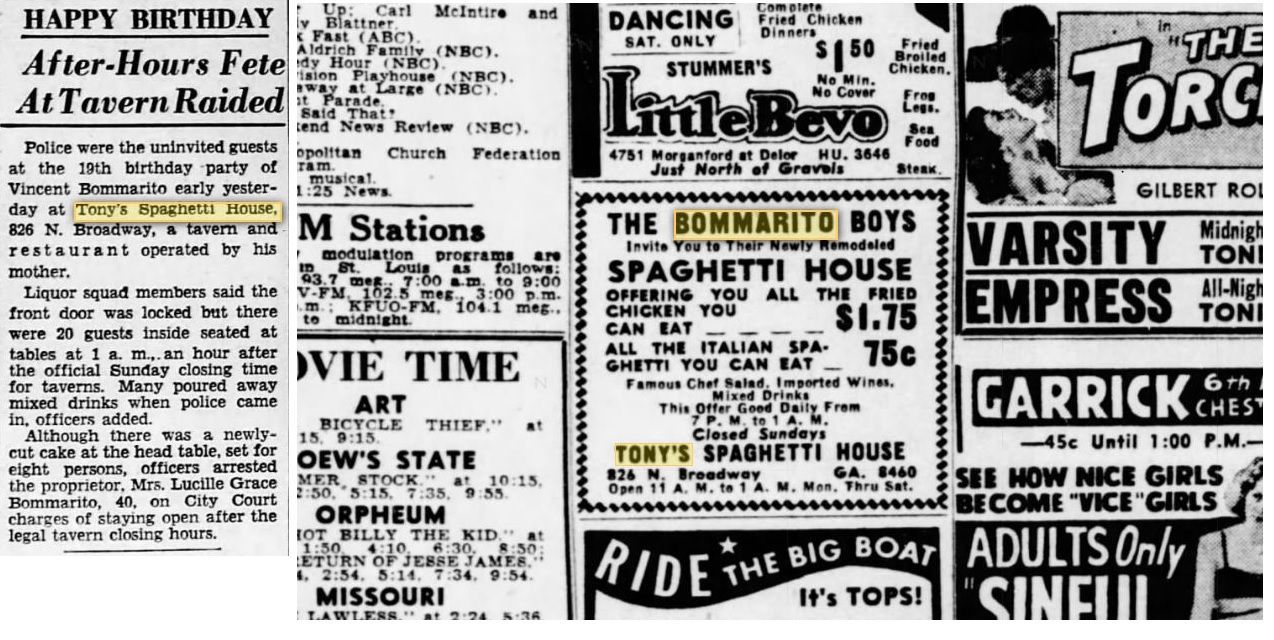 tony's 1949